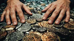 Ein Sanitärinstallateur fand goldene Schätze, als er im Keller eines alten Hauses Rohre verlegte